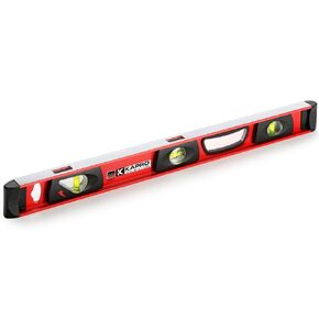 Kapro - 170 Samson Contractor Heavy Duty I-Beam with Plumb Site Level - Features Horizontal and Vertical Vials and Dual-View Plumb Site - Aluminum - 24 Inch