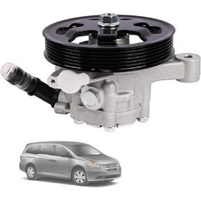 Power Steering Pump w/Pulley 96-665 Compatible with 2011-2012 Honda Odyssey EXL, 2015 Honda Pilot EX, 2015 Honda Pilot SE, 21-534, 56110RN0A51, 56110RN0A54, 56100-RV0-A04RM