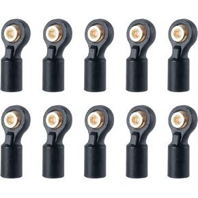 10PCS M2 Plastic Tie Rod End Ball Joint Link Ball Head Holder for 1/10 Axial SCX10 90046 90047 TRX4 RC Crawler Car (#B)