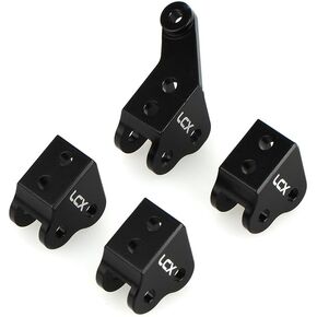 Racing 1/10th RC Crawler Car Aluminum Front Rear Lower Link Suspension Shock Mount Tie Rod Linkage for Redcat GEN8 Scout II, Upgrades Parts Accessories