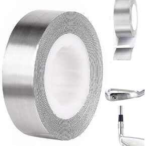 FINGER TEN Golf Lead Tape High Density 0.5 Gram Per Inch 30g 50g 100g Add Weight Thickness Fit All Wood Irons Putter Wedge Clubs Head for Golfer Training Tennis Fishing (50g/roll (0.5"x100"))