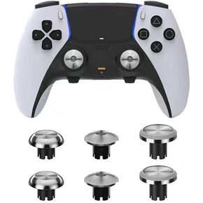 Hzxkqmil Metal Thumbsticks for PS5 Edge Controller, Replacement Custom Joystick Analog Stick Thumb Grips Accessories for PS5 Edge Controller (Black) in Kuwait