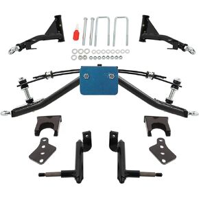 Golf Cart Lift kits for Club Car DS 1982-2004.5 Electric or Gas，6 inch Heavy Duty A-Arm Lift Kit Match with Tires Below 23"