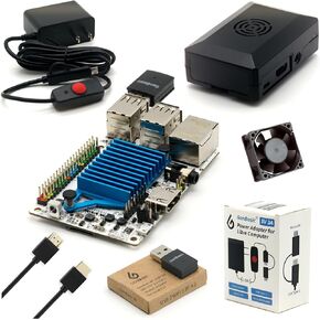 Libre Computer Le Potato AML-S905X-CC SBC Complete Starter Kit (None, WiFi 5 BT)