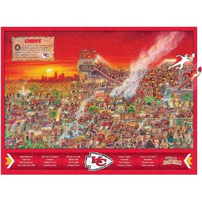 YouTheFan NFL Wooden Joe Journeyman Puzzle, 17.75 x 13.25 Inches, 333 Pieces