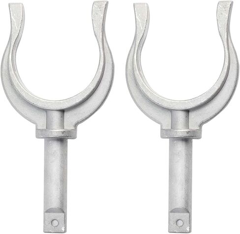 2 Pcs Aluminum Oar Lock Oarlock Rowlock Premium Marine Row Boat Dinghy Water Raft Boat Kayak Canoe Oar Lock Rowlock Side Mount in Saudi Arabia