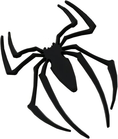 Spider Emblem 3D Logo Metal Spider Badge Car Sticker Decal Replacement for Can Am Spyder, Universal Vehicle, Truck, Motorcycle, SUV (Chrome) in Kuwait
