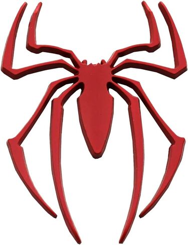 Spider Emblem 3D Logo Metal Spider Badge Car Sticker Decal Replacement for Can Am Spyder, Universal Vehicle, Truck, Motorcycle, SUV (Chrome) in Kuwait