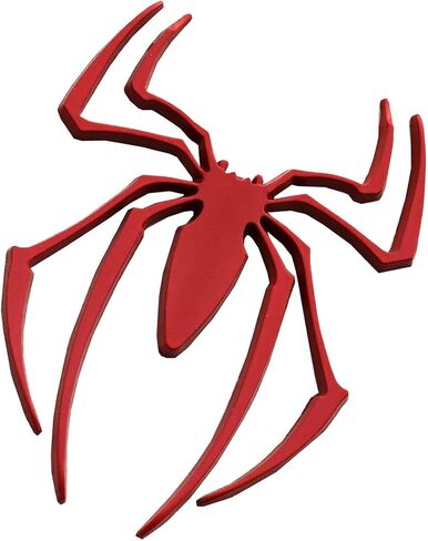 Spider Emblem 3D Logo Metal Spider Badge Car Sticker Decal Replacement for Can Am Spyder, Universal Vehicle, Truck, Motorcycle, SUV (Chrome) in Kuwait