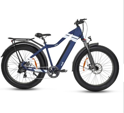 Electric Bike for Adults with Double Disc Brakes | Unisex Fat Tire Road Snow Beach Mountain Bicycle with 26 Inch Wheels 48V 14ah Removable Battery W/Fast Charge 750W Motor in Saudi Arabia