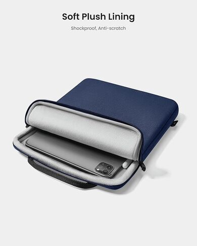 Tomtoc Light-B19 حقيبة كتف iPad Pro M4 2024 رفيعة مقاس 13 بوصة مع تخزين الملحقات، قماش صديق للبيئة، مصممة لجهاز iPad Pro مع لوحة مفاتيح سحرية ولوحة مفاتيح ذكية in Kuwait