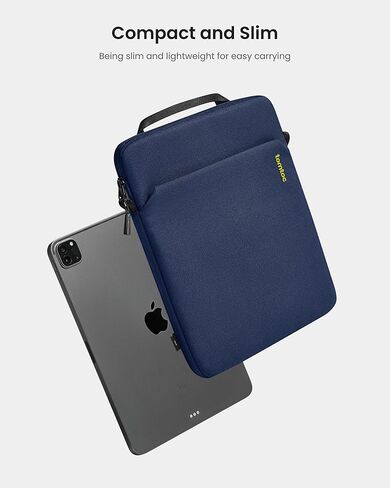 Tomtoc Light-B19 حقيبة كتف iPad Pro M4 2024 رفيعة مقاس 13 بوصة مع تخزين الملحقات، قماش صديق للبيئة، مصممة لجهاز iPad Pro مع لوحة مفاتيح سحرية ولوحة مفاتيح ذكية in Kuwait