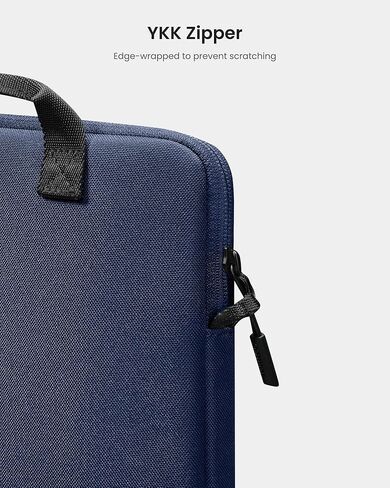 Tomtoc Light-B19 حقيبة كتف iPad Pro M4 2024 رفيعة مقاس 13 بوصة مع تخزين الملحقات، قماش صديق للبيئة، مصممة لجهاز iPad Pro مع لوحة مفاتيح سحرية ولوحة مفاتيح ذكية in Kuwait