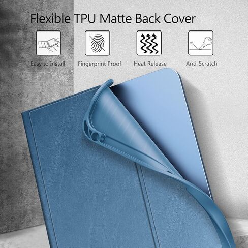 Fintie Keyboard Case for iPad 10th Generation 10.9 Inch Tablet (2022 Release) with Pencil Holder - Soft TPU Back Cover with Magnetically Detachable Bluetooth Keyboard, Backlight/Composition in Saudi Arabia