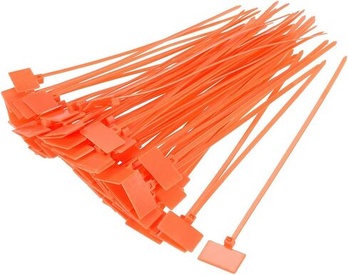 uxcell Cable Zip Ties 6 Inch Label Tag Mark Self-Locking Nylon Wire Strap Green 120pcs in Saudi Arabia