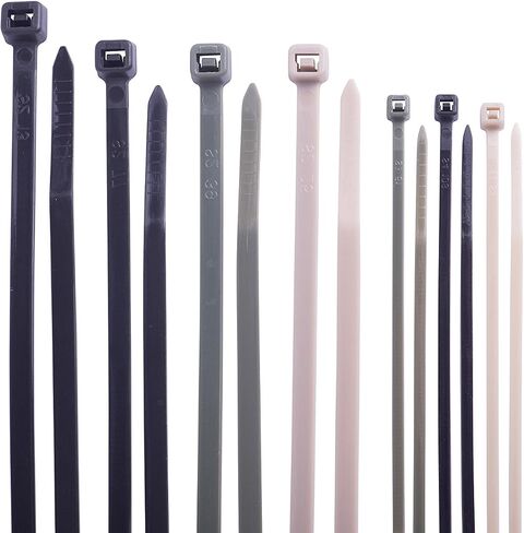 SecuriTie CT-200ASST Cable Ties, 4, 8 & 11 Inch., 50 Lbs. Tensile Strength, Wire & Cord Management / Industrial / Household Use, Nylon Zip Tie, 200 Pk Assortment, Camouflage in Saudi Arabia