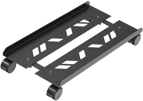 Computer Tower Stand, Mobile Computer Case Floor Stand with Rolling Caster Wheels, Anti Static Easy Cleaning Metal CPU Holder for PC Tower, ATX Case in Saudi Arabia