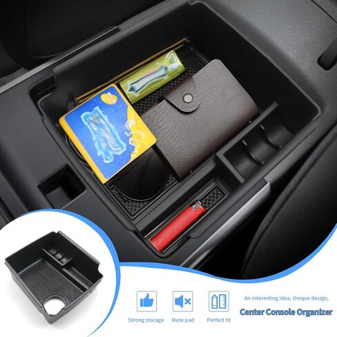 YEE PIN Kia Niro وحدة التحكم المنظم علبة وحدة التحكم Kia Niro مسند الذراع وحدة التحكم لـ 2016-2021 2022 Kia Niro Accessories Kia Niro Phev Console Tray for Kia Niro (فقط للإصدار الغاز والهجين) in Kuwait