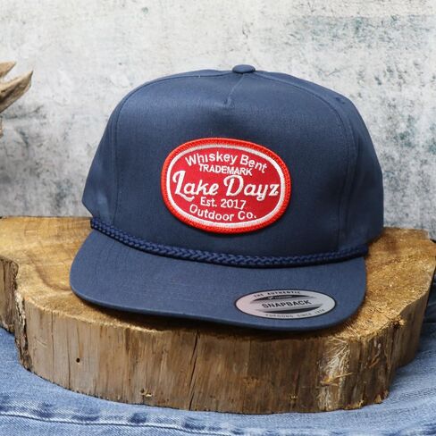 WHISKEY BENT HAT CO. Lake DayZ Adjustable Snapback Hat in Saudi Arabia