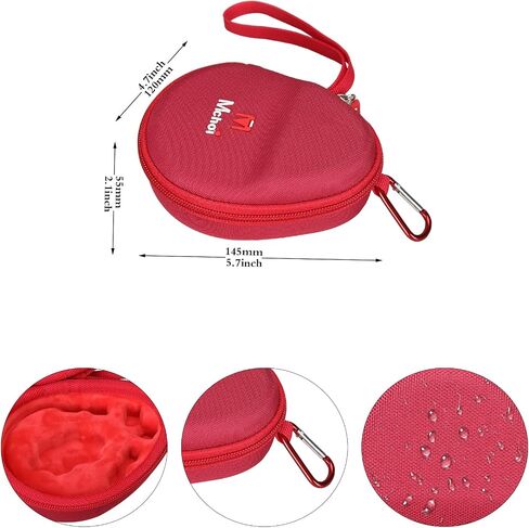 Mchoi Hard Case Suitable for Aftershokz Aeropex/Aftershokz Titanium Mini/Aftershokz Air/Aftershokz Openmove/Openrun Pro, Open-Ear Wireless Bone Conduction Headphones, Black, Case Only in Saudi Arabia