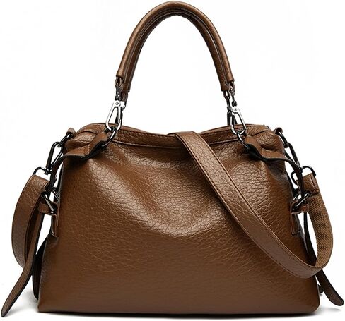 Large Hobo Bag and Handbags for Women PU Leather Crossbody Bags Tote Shoulder Bag Top Handle Satchel Bag in Saudi Arabia