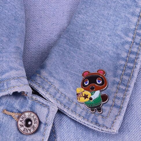 Animal Crossing New Horizons Tom Nook 1.4" Enamel Pin Badge in Saudi Arabia