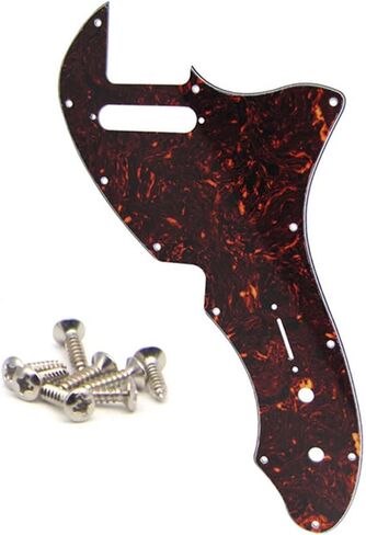 Guitar Part Thinline Pickguard Plate with Screws Fit 69 Telecaster Thinline Aged White in Saudi Arabia