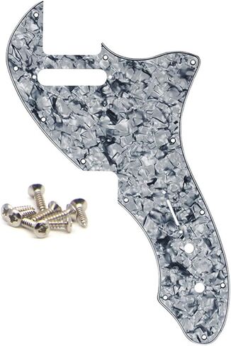Guitar Part Thinline Pickguard Plate with Screws Fit 69 Telecaster Thinline Aged White in Saudi Arabia