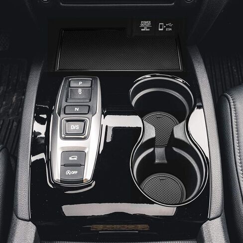 Auovo Anti Dust Door Mats for Honda Passport Accessories 2019-2023 Interior Custom Fit Door Compartment Cup Holder Center Console Mats Inserts (28pcs/Set) (Black Trim) in Saudi Arabia