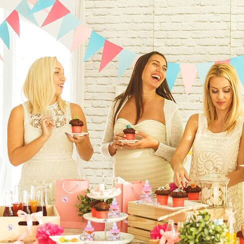 62 قطعة من زجاجات حليب الأطفال الصغيرة مقاس 3.5 بوصة مع 500 لاصق شكرًا لك على ملصقات الاستحمام، زجاجة حلوى دب بلاستيكية صغيرة مع شريط لديكور حفلات التعميد للأطفال حديثي الولادة (أزرق) in Kuwait