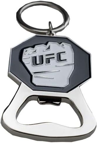 UFC UFC Unisex ufc keychain bottle opener octagon, Silver, One Size in Saudi Arabia
