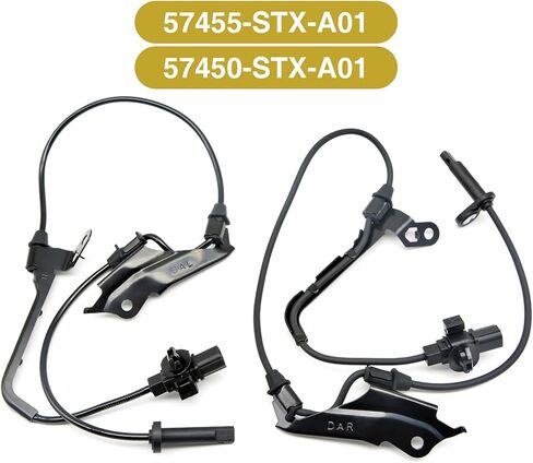 ABS Wheel Speed Sensor Front Left/Right 57455-STX-A01 57450-STX-A01 Replacement for Acura Honda in Saudi Arabia