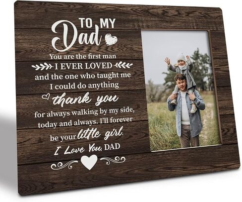 Step Dad Gift Picture Plaque Décor, Thank You for Being the Father You Didn't Have to Be, Picture Framed Gift Wood Plaque Sign, Holidays Gift for Stepped Up Dad, Father's Day Gift for Bonus Dad in Saudi Arabia