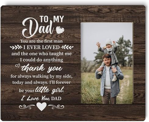 Step Dad Gift Picture Plaque Décor, Thank You for Being the Father You Didn't Have to Be, Picture Framed Gift Wood Plaque Sign, Holidays Gift for Stepped Up Dad, Father's Day Gift for Bonus Dad in Saudi Arabia