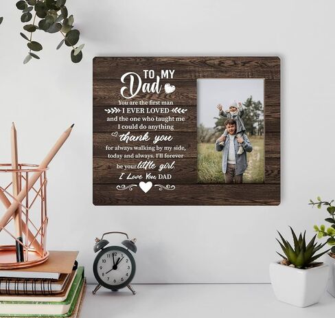 Step Dad Gift Picture Plaque Décor, Thank You for Being the Father You Didn't Have to Be, Picture Framed Gift Wood Plaque Sign, Holidays Gift for Stepped Up Dad, Father's Day Gift for Bonus Dad in Saudi Arabia