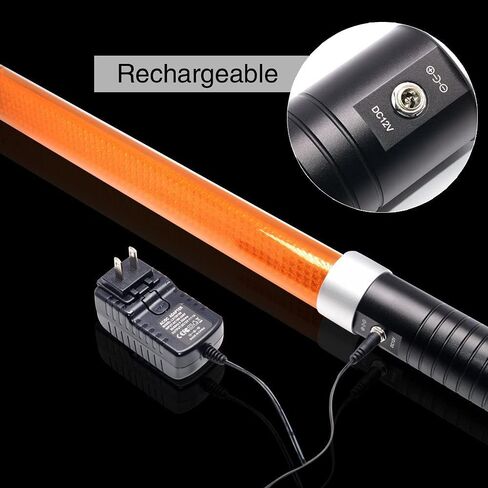 مصباح أنبوبي سحري من Mcoplus، طقم عصا إضاءة، عصا إضاءة فيديو LED محمولة (جهاز تحكم عن بعد + بطارية واحدة + شاحن + محول طاقة)، ​​سفر محمول للتصوير الفوتوغرافي، 10 مستويات سطوع، درجة حرارة لون قابلة للتعديل in Kuwait