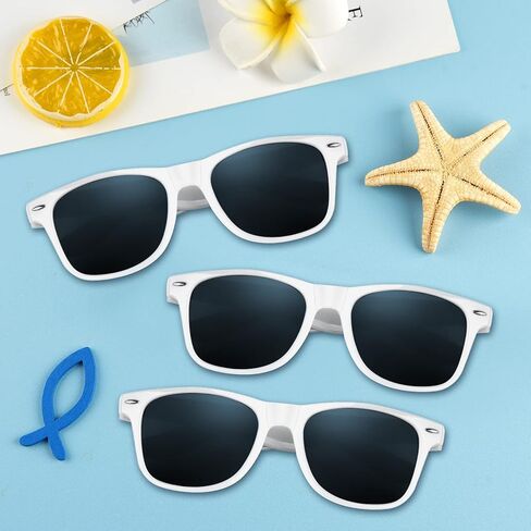 48 قطعة من النظارات الشمسية للحفلات لأعياد الميلاد والصيف وحفلات الزفاف ومستلزمات حشو الحقائب الجيدة in Kuwait