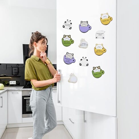 16 Pads Creative Sticky Notes, Cute Animal Note Book Set, Note Paper Tearable Small Book Memo Sticky Notes Book Tabs, Writable and Pasteable Note for School, Office in Kuwait