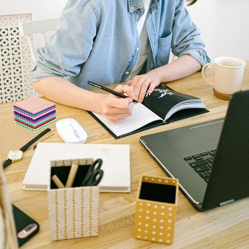 800 Sheets Lined Sticky Notes, 3x3 in, 16 Pads Sticky Notes, Bright Post Stickies Multi Colors Square Self Pad Its Meeting Note for Office Homeschool Supplies in Saudi Arabia