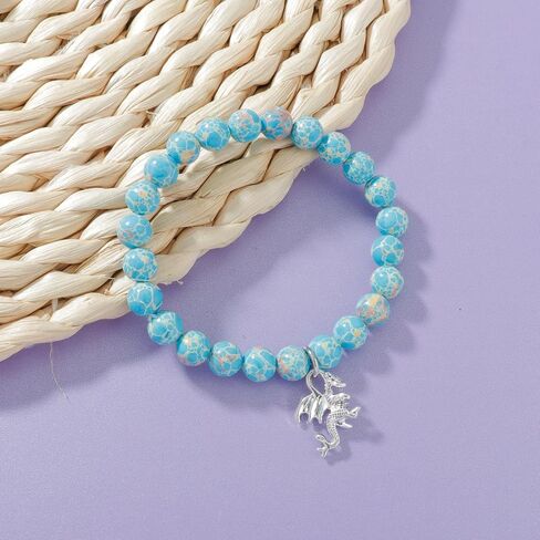 Dragon Bracelet for Women Dragon Lover Gifts Dragon Spirit Animal Gifts Dragon Charm Jewelry Gifts for Women Girls in Saudi Arabia