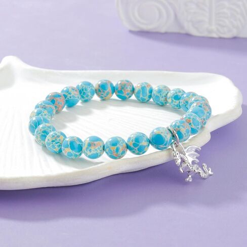 Dragon Bracelet for Women Dragon Lover Gifts Dragon Spirit Animal Gifts Dragon Charm Jewelry Gifts for Women Girls in Saudi Arabia
