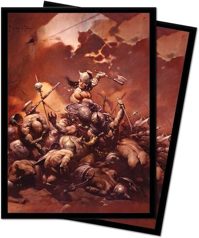 The Destroyer Standard Size Deck Protectors by Frank Frazetta (100) in Saudi Arabia