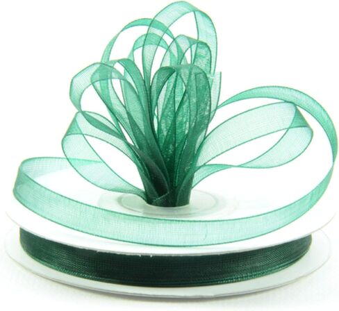 1/4" Wide Organza Ribbon - 25 Yards (Baby Maize) in Saudi Arabia