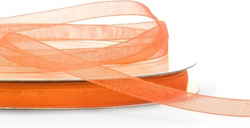 1/4" Wide Organza Ribbon - 25 Yards (Baby Maize) in Saudi Arabia