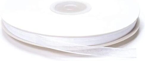 1/4" Wide Organza Ribbon - 25 Yards (Baby Maize) in Saudi Arabia