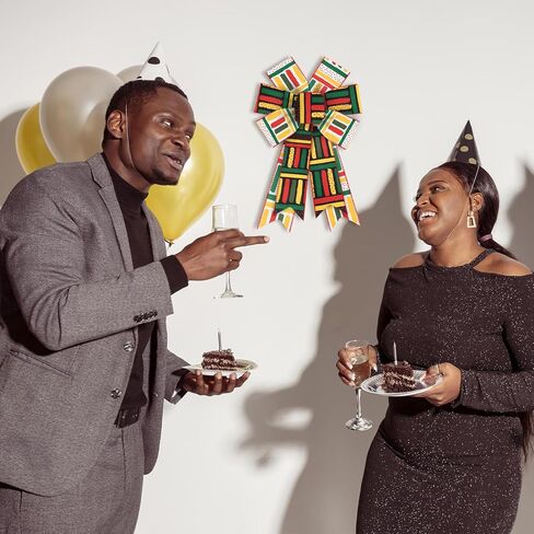 Juneteenth الشريط الأسود تاريخ شهر النسيج الشريط 2.5 بوصة × 10 ياردة، شريط الخيش الأمريكي الأفريقي لقوس إكليل، هدية تغليف الديكور حفلة يوم الحرية Kwanzaa Juneteenth Celebrations Style A in Kuwait