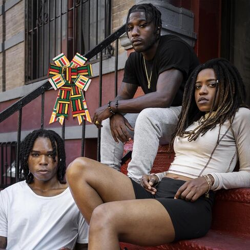 Juneteenth الشريط الأسود تاريخ شهر النسيج الشريط 2.5 بوصة × 10 ياردة، شريط الخيش الأمريكي الأفريقي لقوس إكليل، هدية تغليف الديكور حفلة يوم الحرية Kwanzaa Juneteenth Celebrations Style A in Kuwait