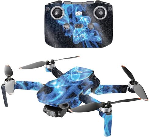 MightySkins Glossy Glitter Compatible with DJI Mini 2 Portable Drone - Antique Purple | Protective, Durable High-Gloss Glitter Finish | Easy to Apply and Change Styles | Made in The USA in Saudi Arabia