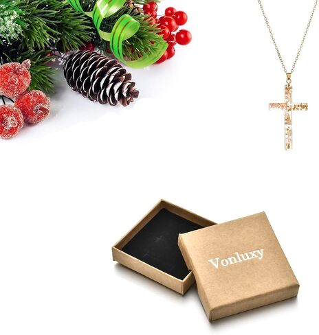 Silver Cross Necklaces for Women-Pressed Flower Cross Pendant Christian Jewelry Necklace Gifts for Women Mother Girls Friends Sister in Saudi Arabia