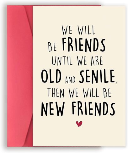 بطاقة عيد ميلاد أفضل صديق سعيد للنساء، بطاقة الصداقة، هدايا عيد ميلاد BFF لـ Bestie in Kuwait